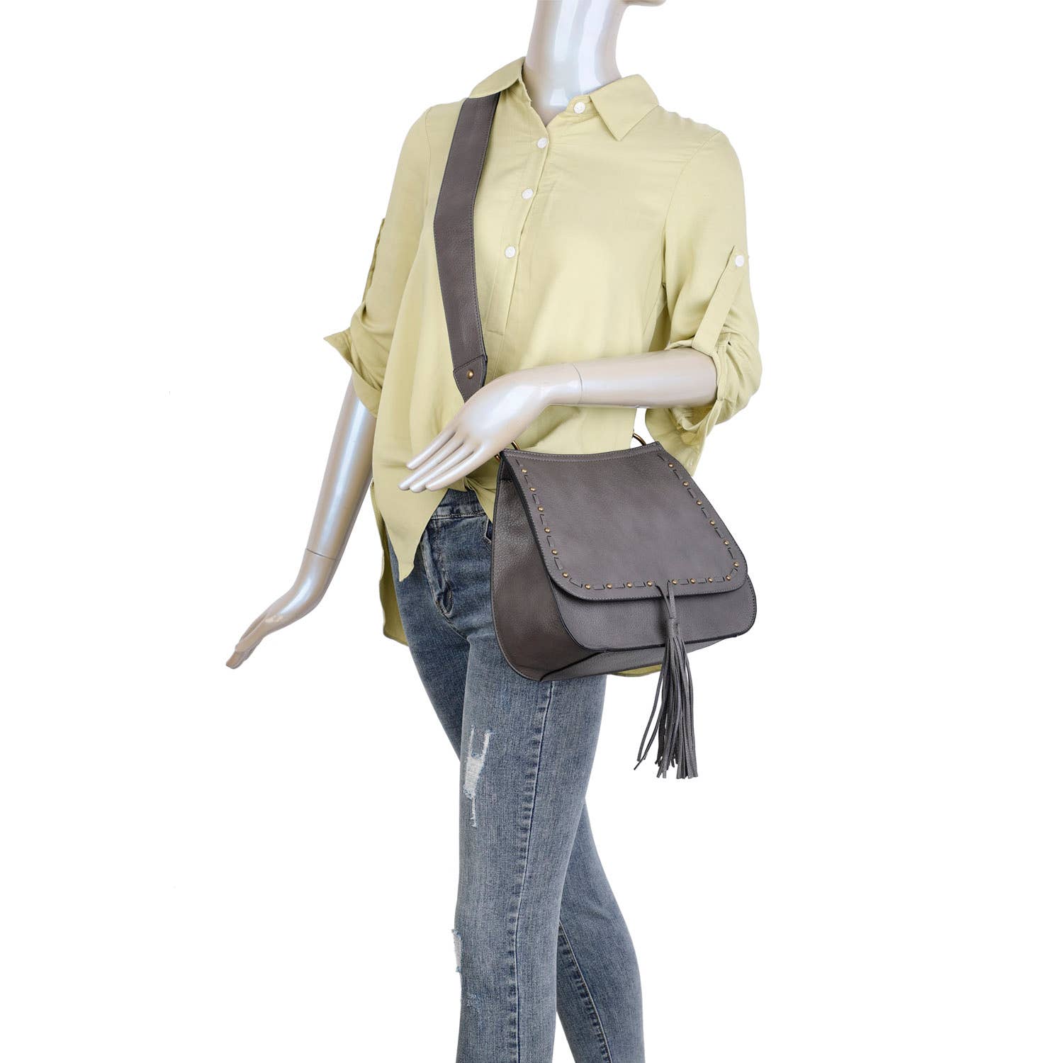 The Carlisle Crossbody: Taupe