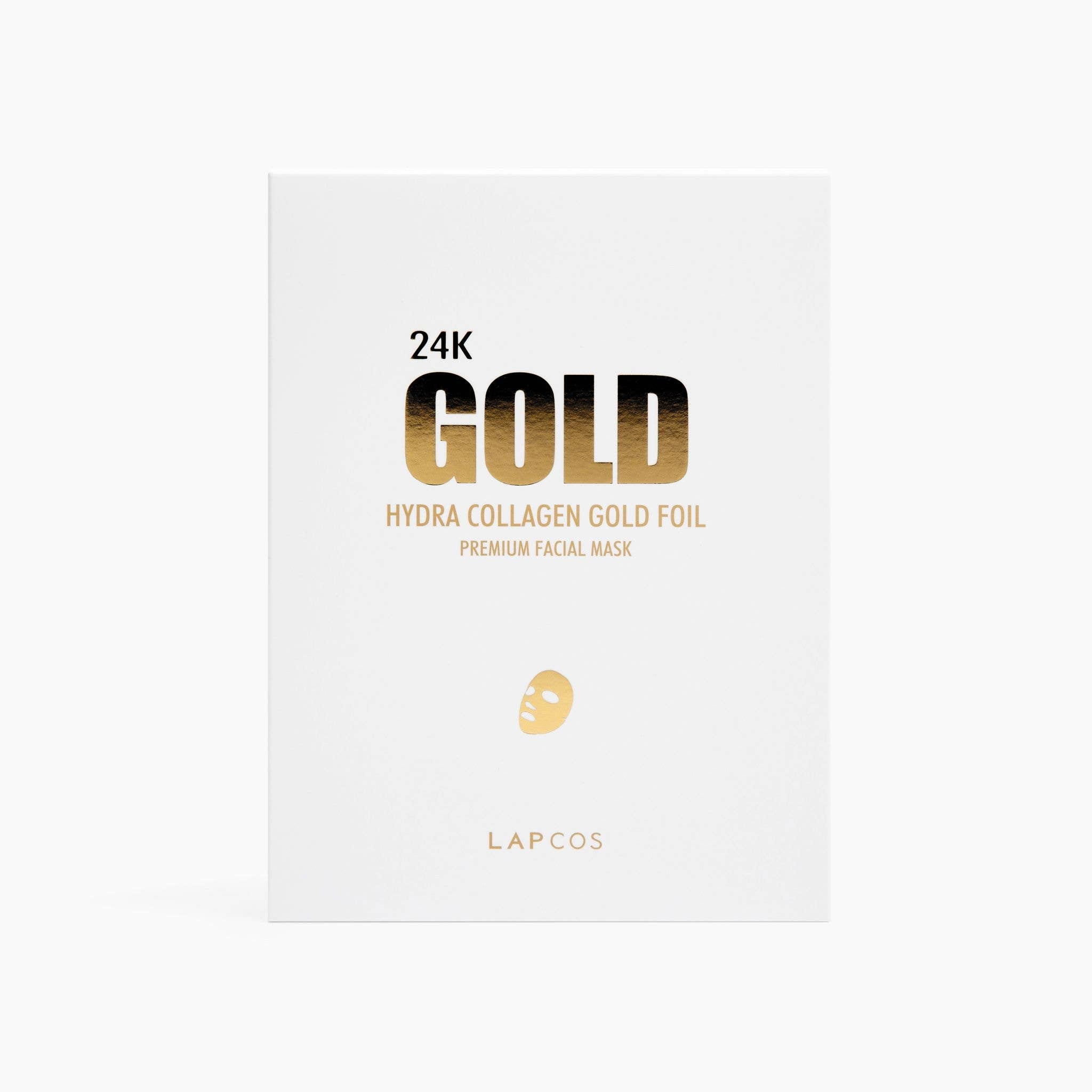 24k Gold Foil Premium Face Mask 5-PACK