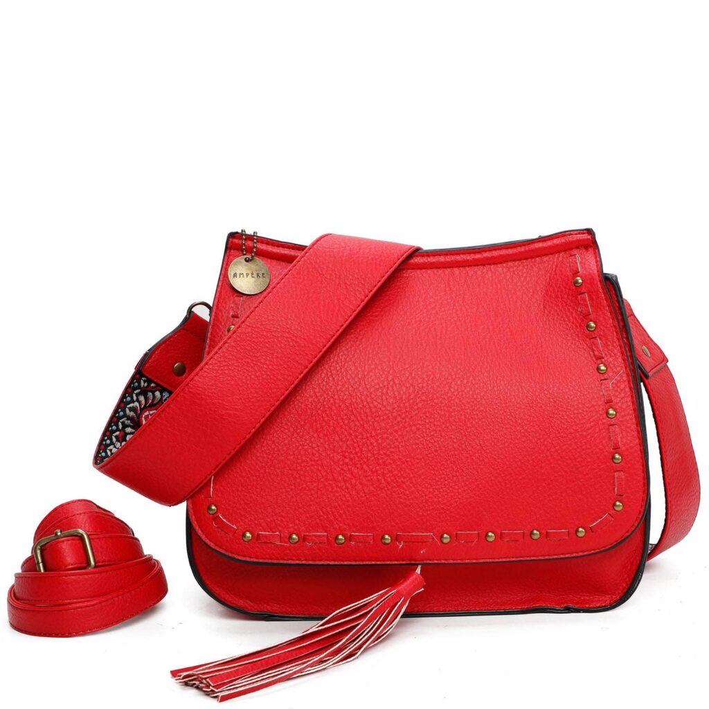 The Carlisle Crossbody: Red